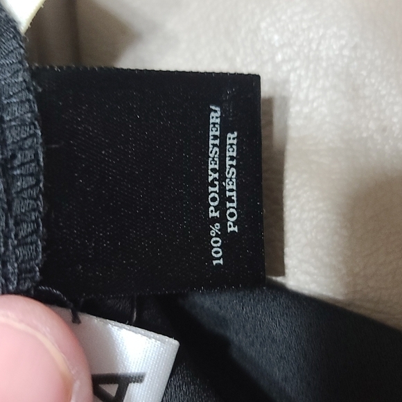 Ann Taylor Little Black Dress Sleeveless Bow at Shoulder White Stiching Sz 2 EUC - Picture 8 of 9